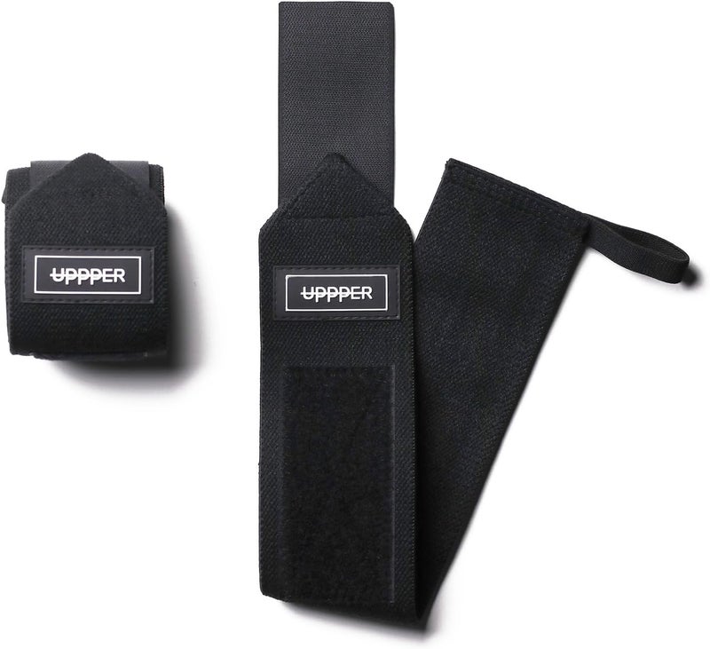 UPPPER Store Wrist Wraps for Weightlifting – 19" Lifting Wrist Support with Thumb Loop for Bench Press, Powerlifting, and Gym Workouts for Men & Women | Premium Fitness Gear - Image 1